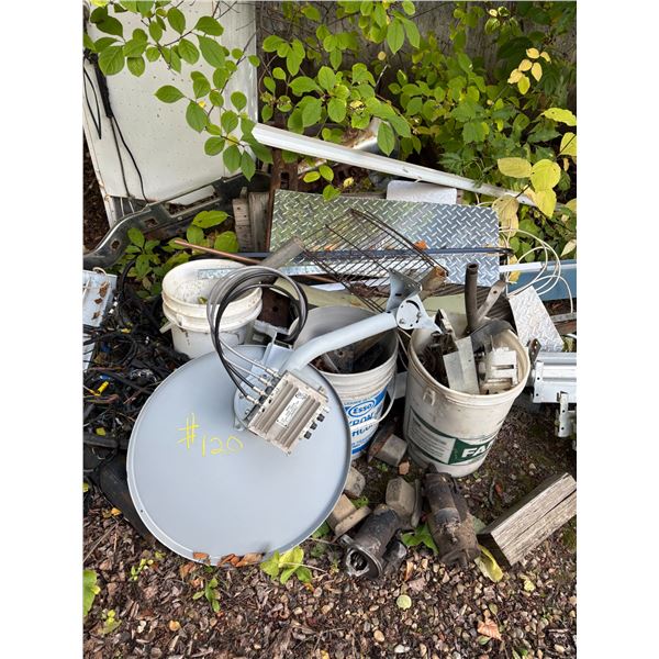 Pile of misc. steel ( not to be loaded until October 25 )