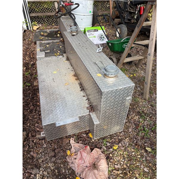 Checker plate truck tidy tank.