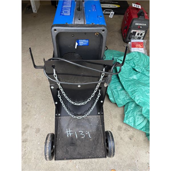 Mini Mig 130E welder c/w cart.