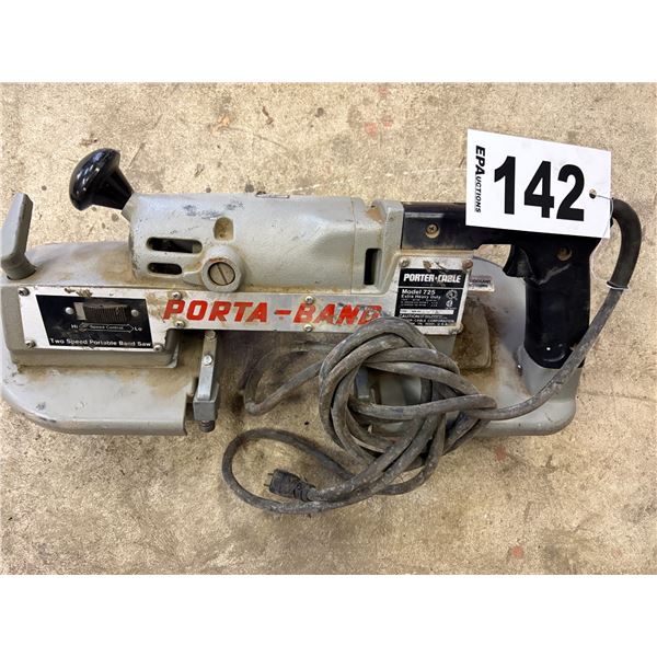 Elec. porta band hack saw.