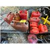 Image 1 : Qty of jerry cans, pail of metal brackets