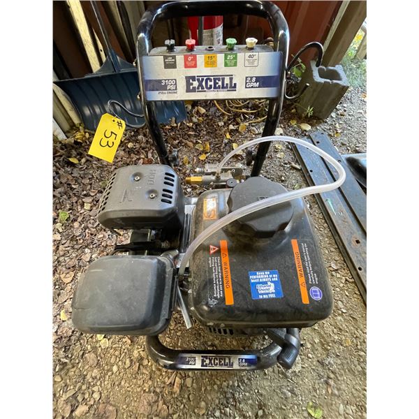 Excell 3100psi gas power washer
