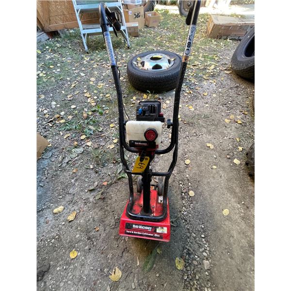 Yard machines garden tiller