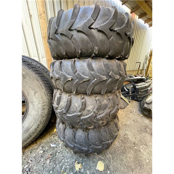 (Selling all together) 4- 258-12 ATV Tires