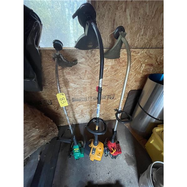 3 Gas string trimmers