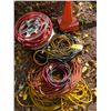 Image 1 : Qty of ext. cords, garden hose, pylons