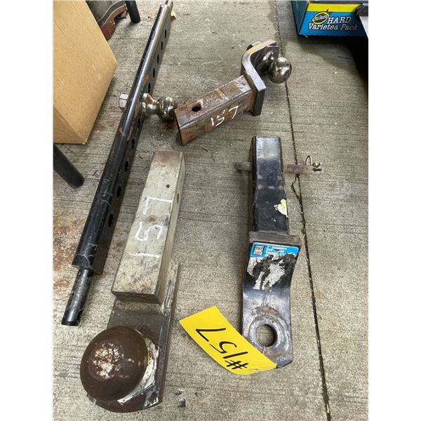 3 Ball hitches, 3 Pt drawbar