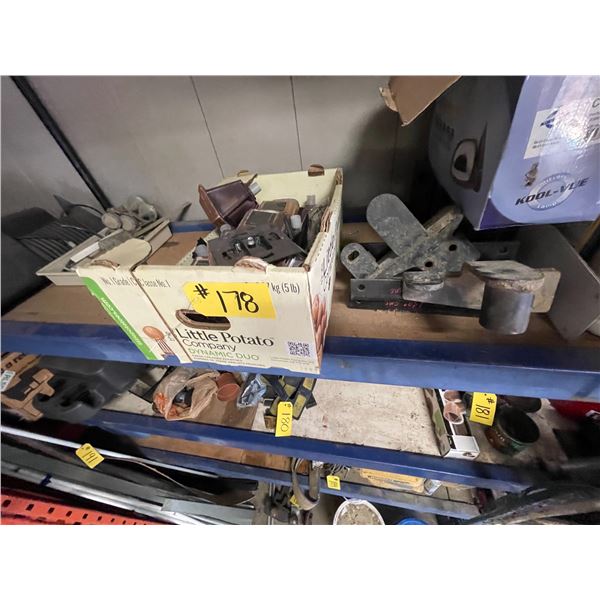 Solar lights, truck mirrors, metal brackets