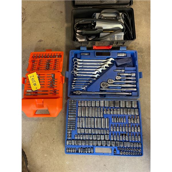 Shark plastic welder, drill bit set, westward socket set