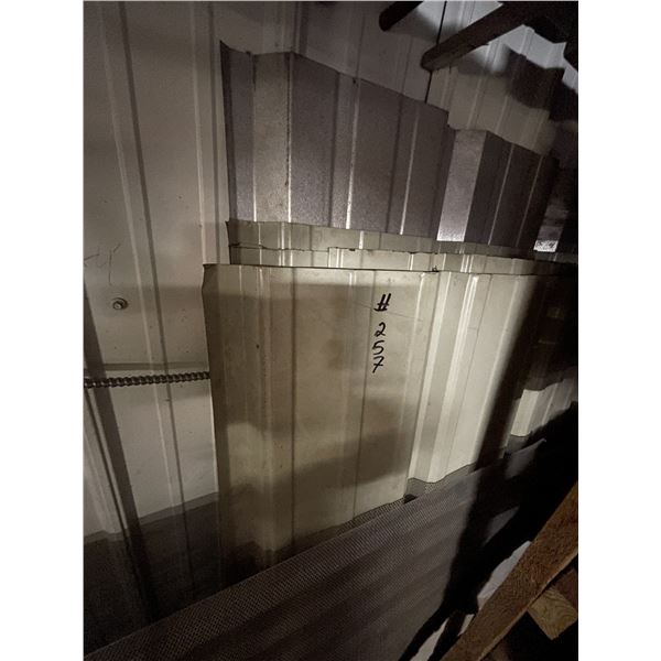 Misc. wire, pipe fittings, oilers, misc. tin sheeting