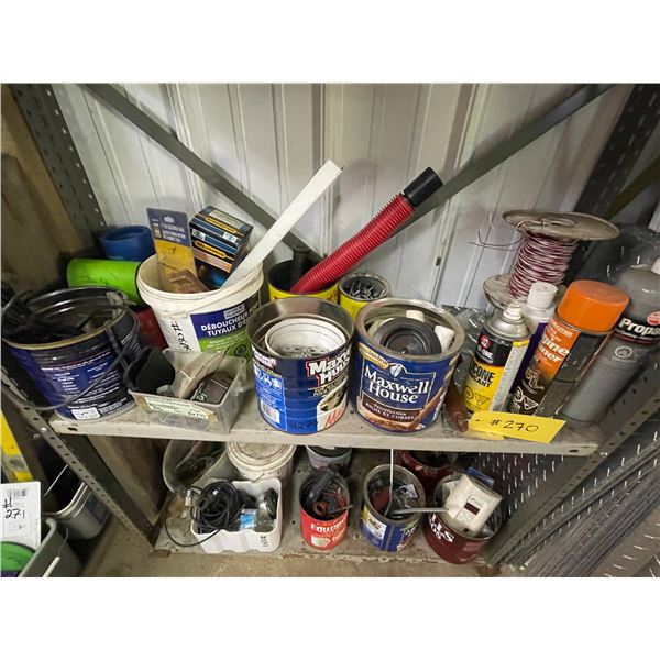 Screws, wire, wiring connectors