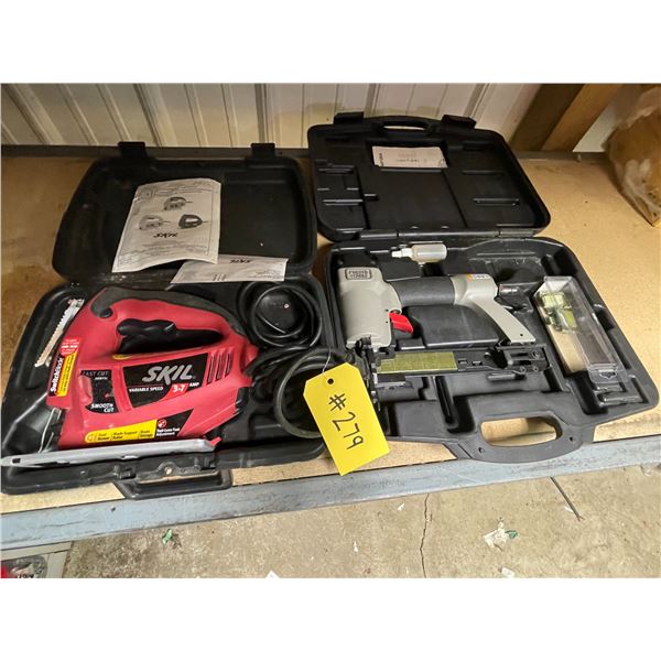 Skill jigsaw, porter cable air stapler