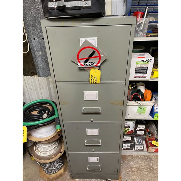 Cabinet w/ contents, books, manuals