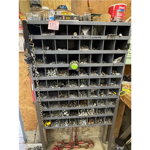 Bolt bin c/w contents