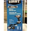 Image 2 : NEW HART 20V CORDLESS IMPACT DRIVER KIT