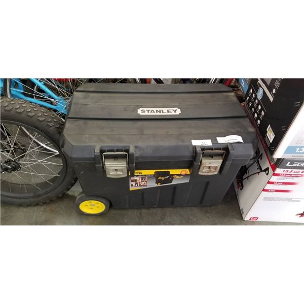 LARGE STANLEY TOOL BOX ON WHEELS