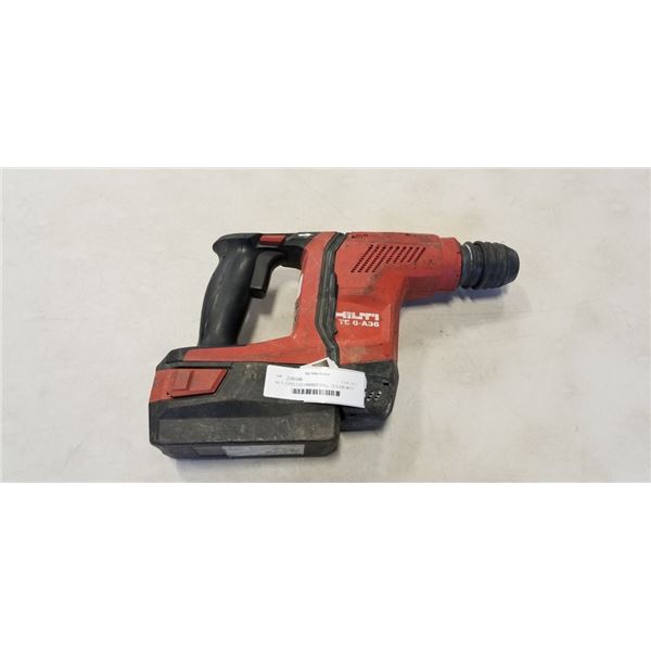 HILTI CORDLESS HAMMER DRILL, TE 6-A36 WITH BATTERY