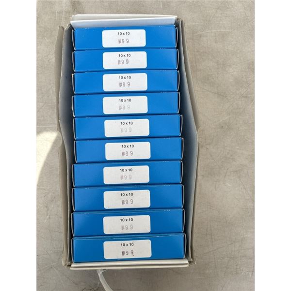 BOX OF 10 PACKS OF UTILITY KNIFE BLADES