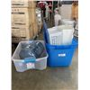 Image 1 : LOT OF PLASTIC STORAGE BINS