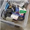 Image 2 : PLASTIC BIN OF IRRIGATION SUPPLIES AND FITTINGS, TUBING ETC.