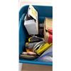 Image 3 : TOTE AND BOX BOX OF ASSORTED HAND TOOLS