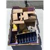 Image 1 : TRAY WITH ASSORTED ELECTRICAL ITEMS AND SMC HYDRAULIC VALVE