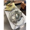 Image 1 : WIRE ROPE PULLEY AND LOT OF LIFTING SLINGS