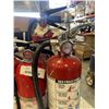 Image 2 : 4 CHARGED FIRE EXTINGUISHERS AND 1 NEEDS RECHARGE