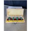 Image 2 : TWO TONGUE AND GROOVE ROUTER BIT SETS IN WOODEN CASE