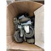 Image 3 : BOX AND BIN OF CASTERS