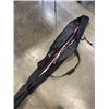 Image 1 : PAIR OF ATOMIC RS:11 CROSS COU8NTRY SKIIS AND POLES WITH SIZE 10 INSULATED BOOTS