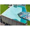 Image 1 : 22FT X 13FT BESTWAY RECTANGULAR POOL WITH LARGE SAND FILTER AND HOSES