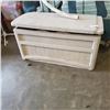 Image 1 : POOL DECK STORAGE BOX WITH CONTENTS