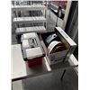 Image 1 : TOOL BOX WITH CONTENTS, WELDNG HELMET AND HARD HATS