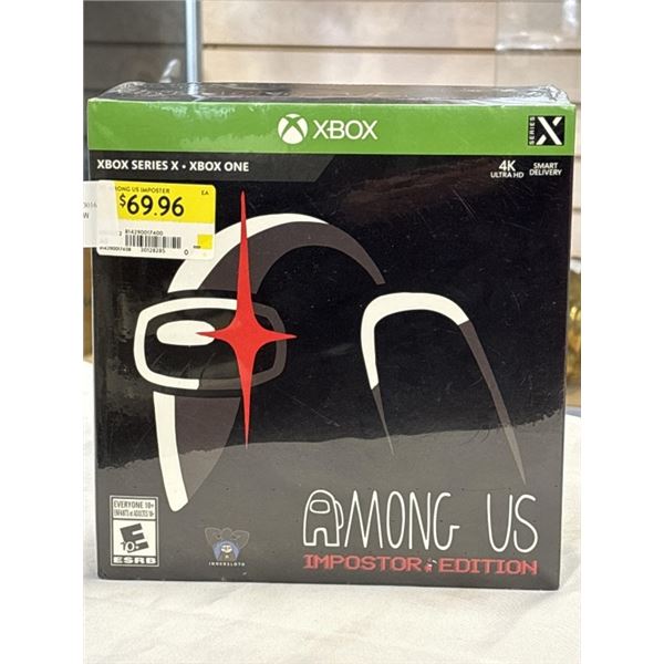 AMONG US IMPOSTER EDITION XBOX ONE NEW SEALED