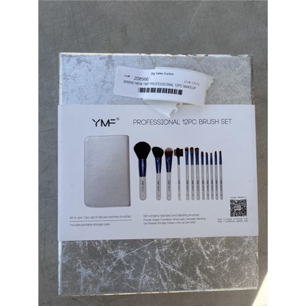 BRAND NEW YMF PROFESSIONAL 12PC MAKEUP BRUSH SET