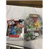 Image 1 : ASSORTED ACTION FIGURES AND COLLECTIBLE TOYS AND TACH DECK SET