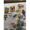 Image 2 : ASSORTED ACTION FIGURES AND COLLECTIBLE TOYS AND TACH DECK SET