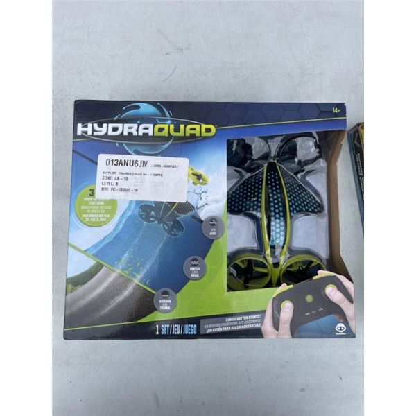 HYDROQUAD RC AND 2 DIE CASTS LAMBORGHINI AND CORVETTE