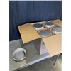 Image 3 : 9" ALUMINUM DEEP PIE PLATE, APPROX. 500PCS