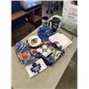 Image 1 : BAG OF NFL AND NHL COLLECTIBLES