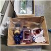 Image 2 : 2 BOXES OF VASES, FAUX PLANTS AND COLLECTIBLES