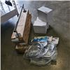 Image 1 : ASSORTED TOWEL BARS, RINGS AND SHOWER ROD BRAKETS