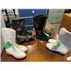Image 2 : 7 PAIRS OF SIZE 6 RUBBER BOOTS