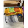 Image 2 : BOX OF BLANKETS, HATS AND MORE