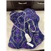 Image 1 : SUNBEAM LIMITED EDITION PURPLE ELECTRIC HEATING BLANKET TESTED AND WORKING