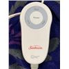 Image 2 : SUNBEAM LIMITED EDITION PURPLE ELECTRIC HEATING BLANKET TESTED AND WORKING