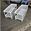 Image 2 : TWO TIER METAL SHELF, 2 PCS