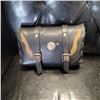 Image 3 : VINTAGE MOTORCYCLE SACHEL AND HARLEY DAVIDSON ROLL UP TOOL BAG