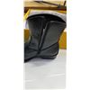 Image 4 : NEW MENS HALF ZIP COWBOY ANKLE BOOTS, BLACK SIZE 10.5